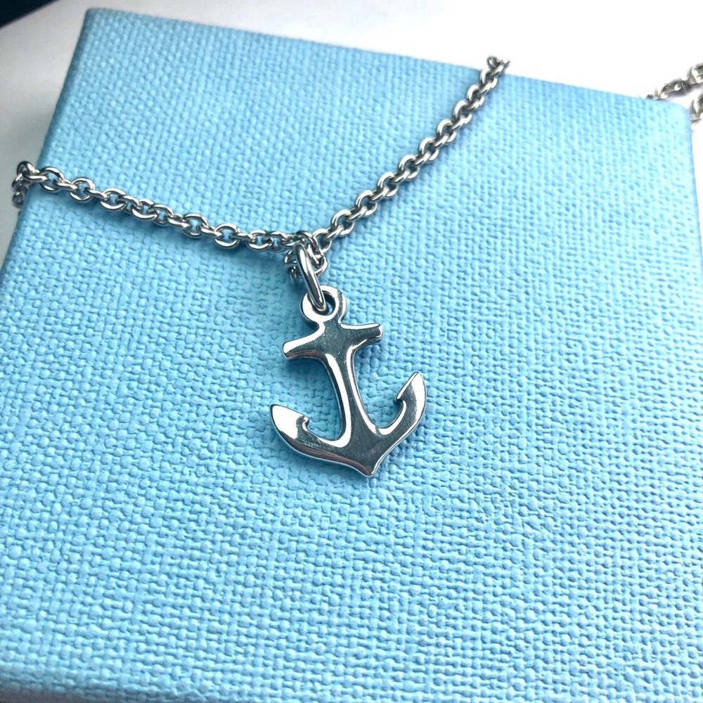 James Avery Sterling Silver Anchor Necklace